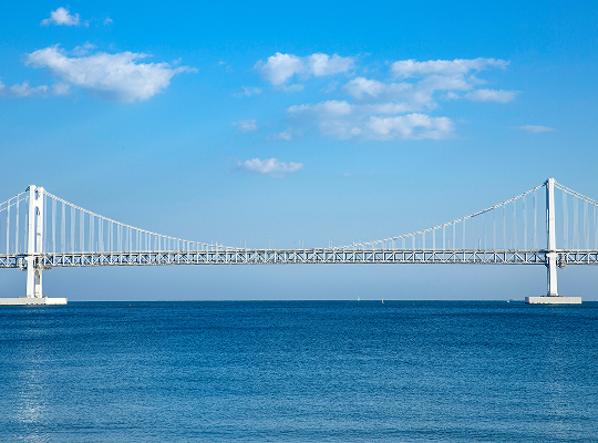 교각을 줄인 최근의 다리