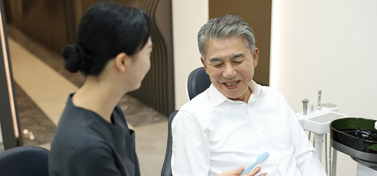 임플란트, 보철 치료 환자를 위한 칫솔질 교육